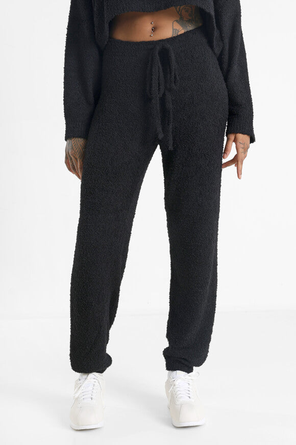 Plush pants - Black