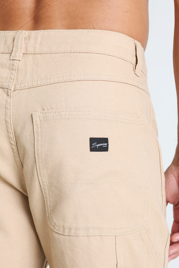 Relaxed Fit Jeans - Beige