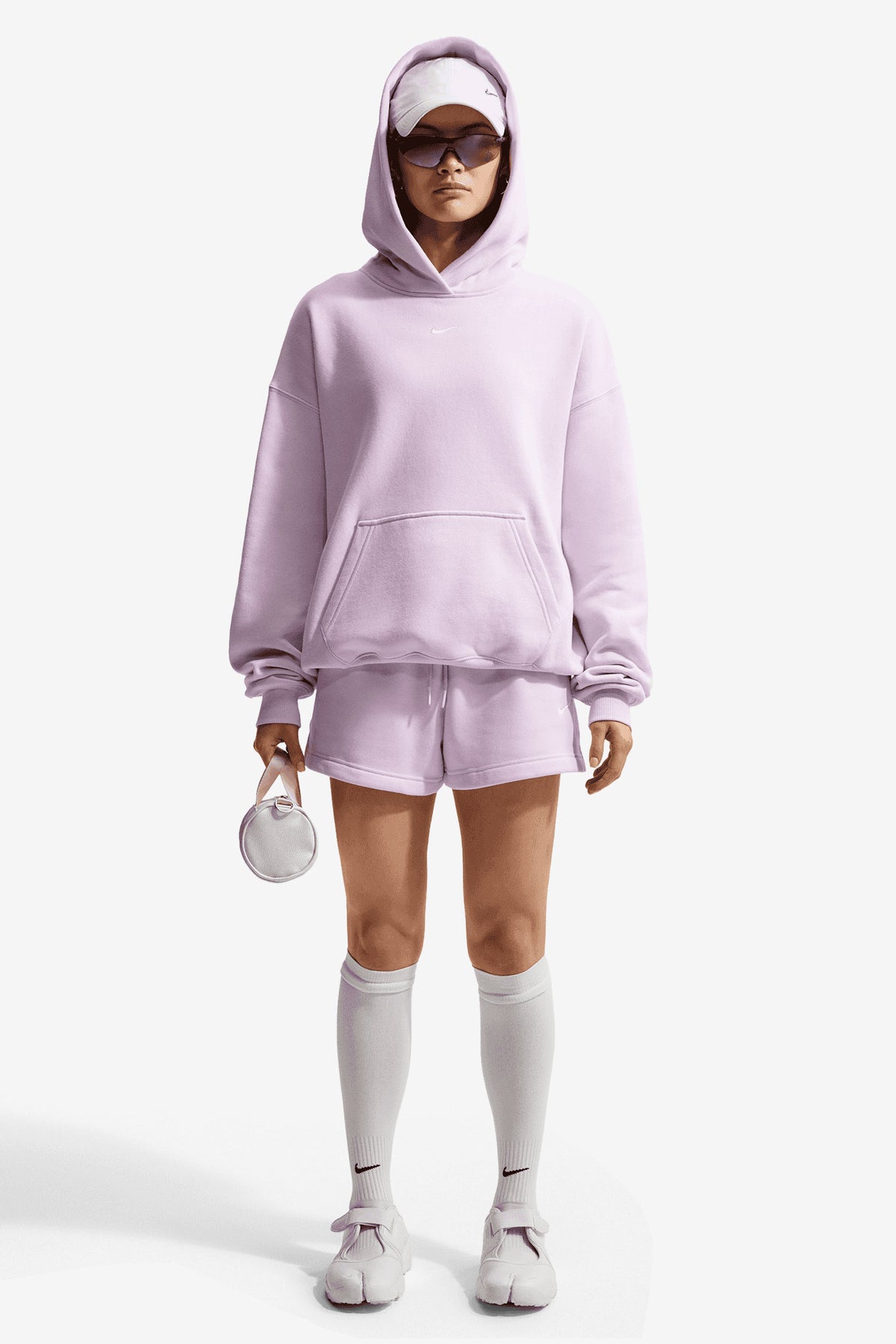Oversized hooded sweatshirt