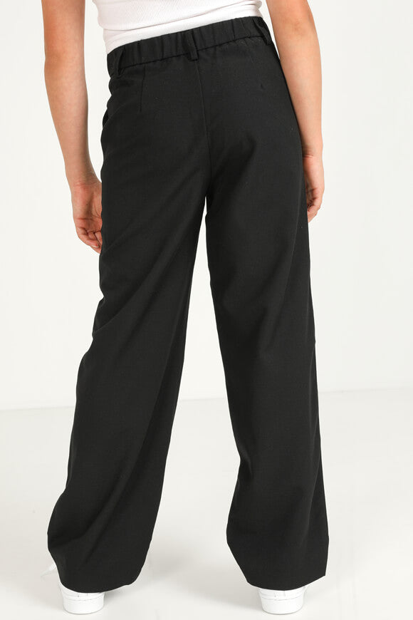 Wide Leg Hose - Schwarz