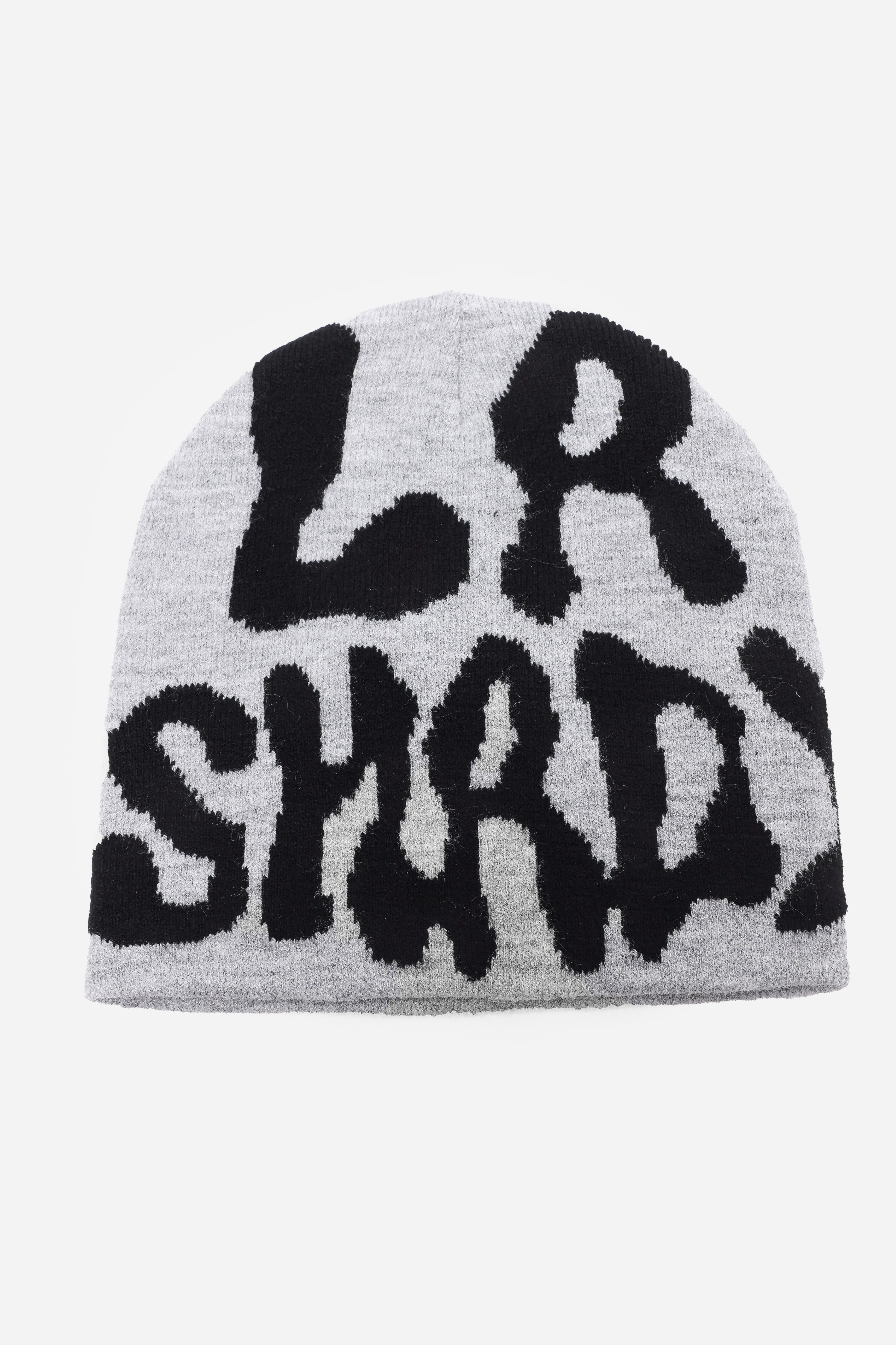 Bonnet - Gris clair chiné + Noir