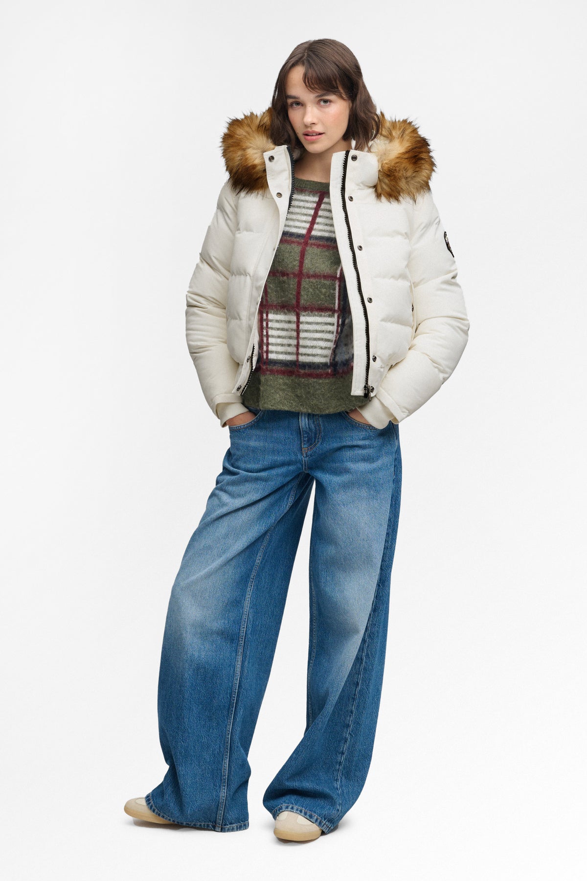 Everest veste bomber matelassée - Offwhite