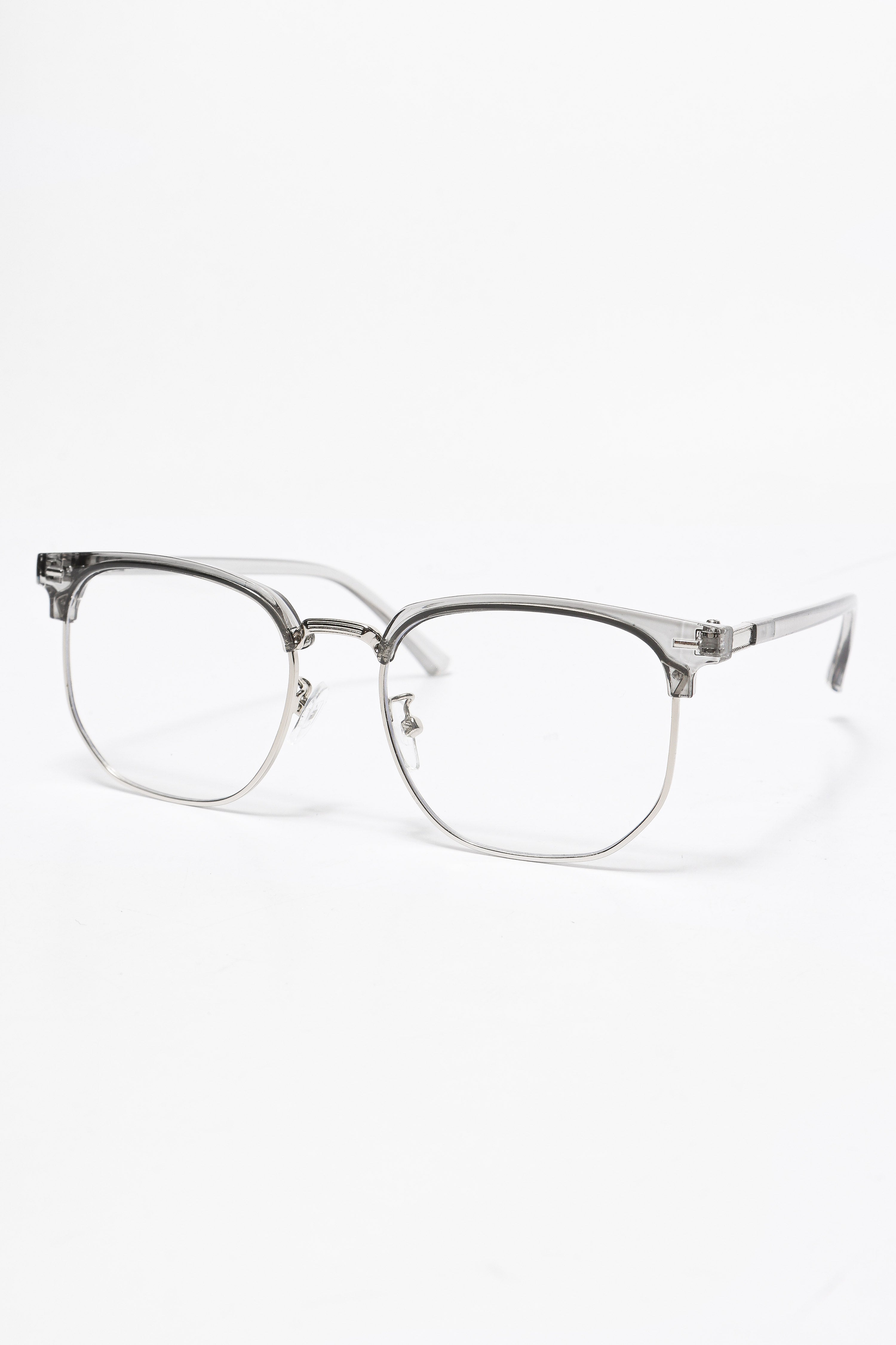 Brille - Silver + Clear