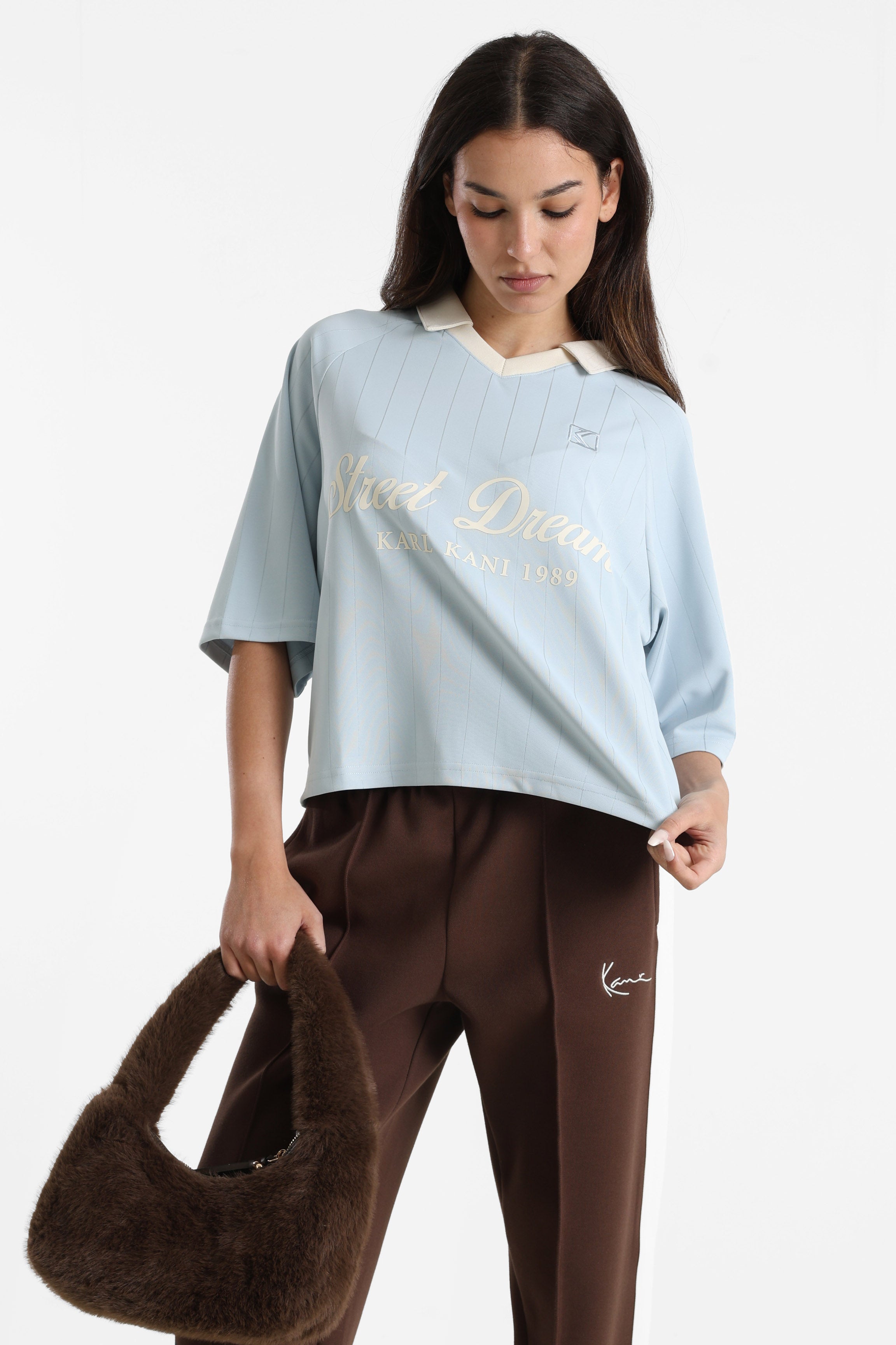 OG Shadow Soccer Jersey T-Shirt - Light Blue