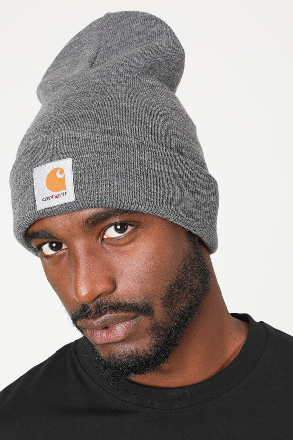 Beanie - Dunkelgrau meliert