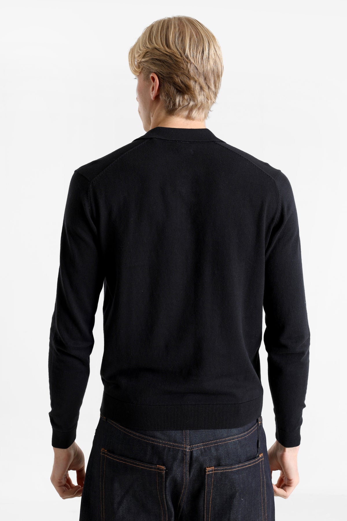 Jaec Feinstrickpullover - Black