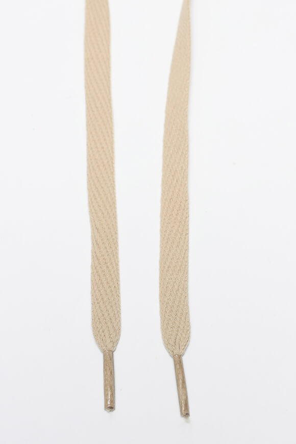 Lacets plats - Beige