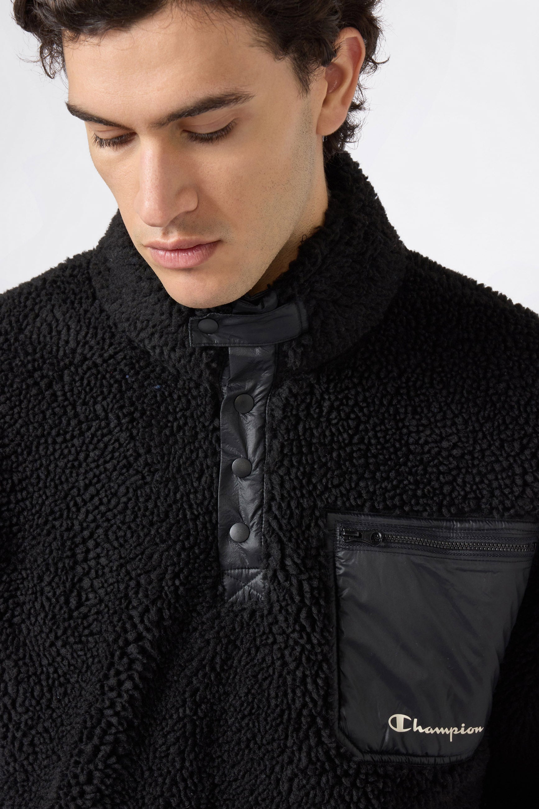 Plush sweatshirt - Black