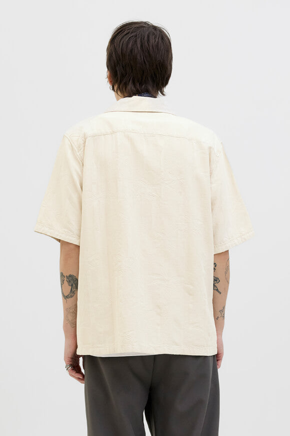 JPRBLULUKE chemise en tissu structuré - Almond Milk