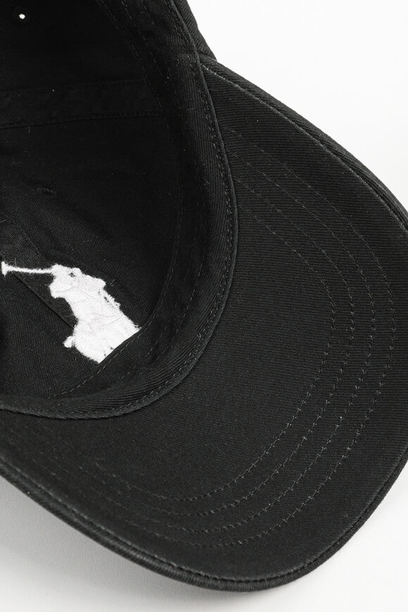 Strapback Cap - Schwarz + Weiss