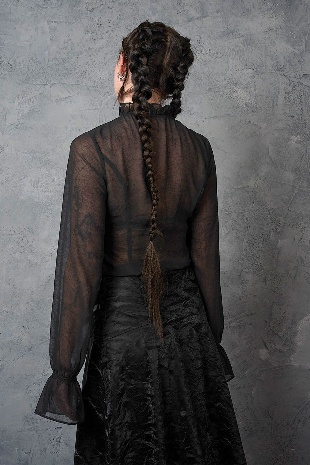Blusa corta - Black