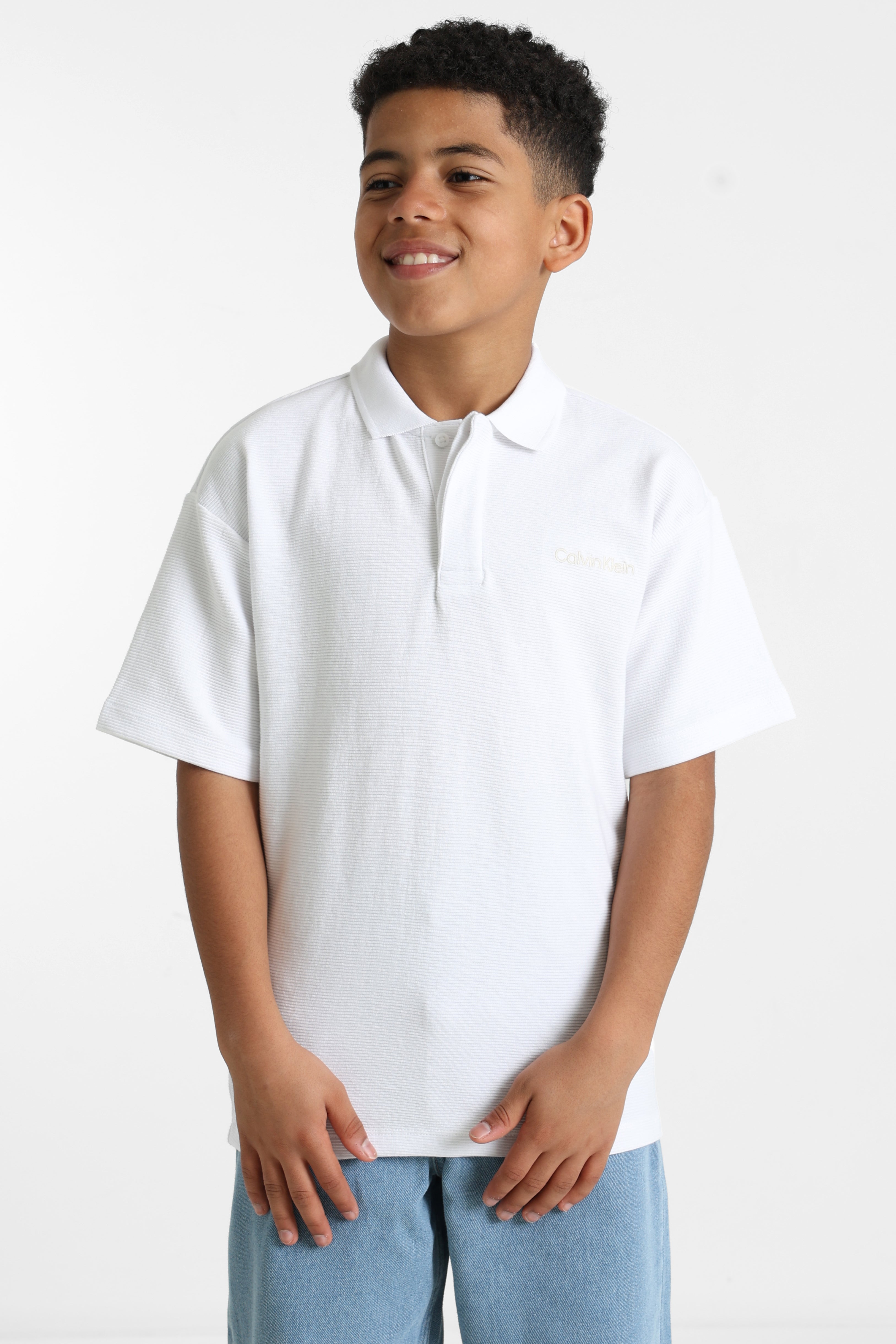 Ottoman polo - Bright White
