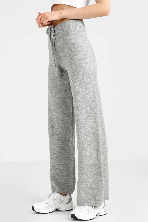 Strickhose - Grau meliert