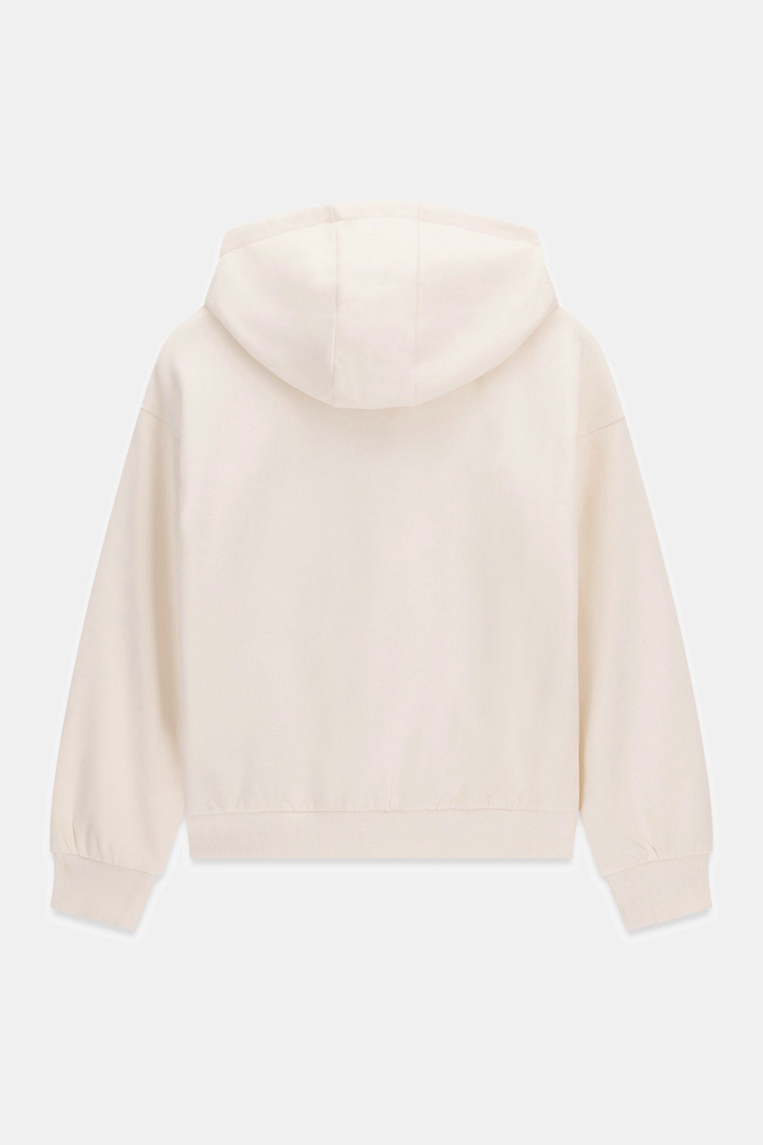 Felpa con cappuccio - Cream White