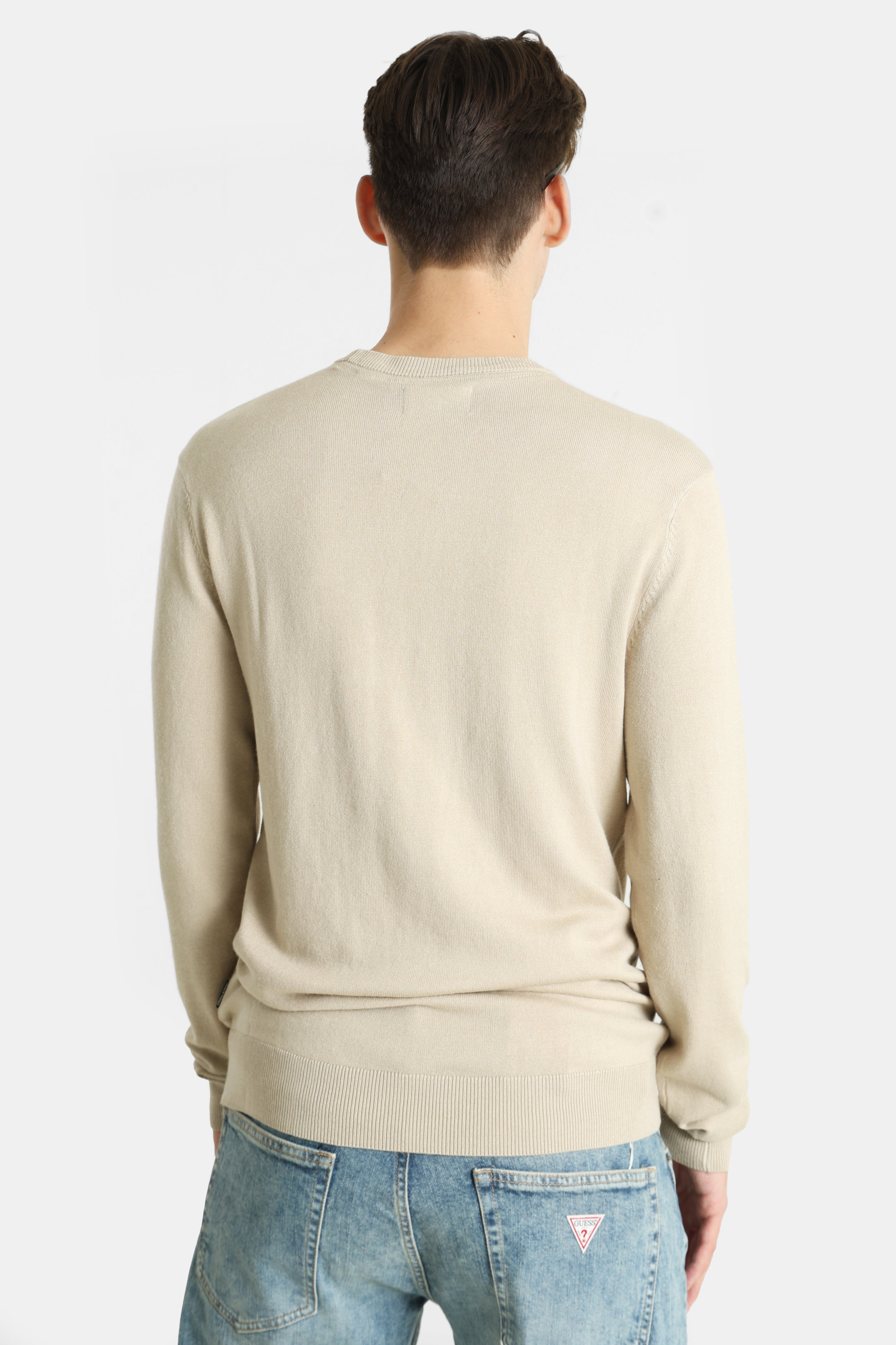 BHDAN pull en tricot fin - Plaza Taupe