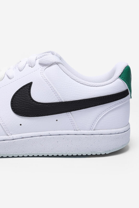 Court Vision Next Nature Sneaker - White + Black + Malachite