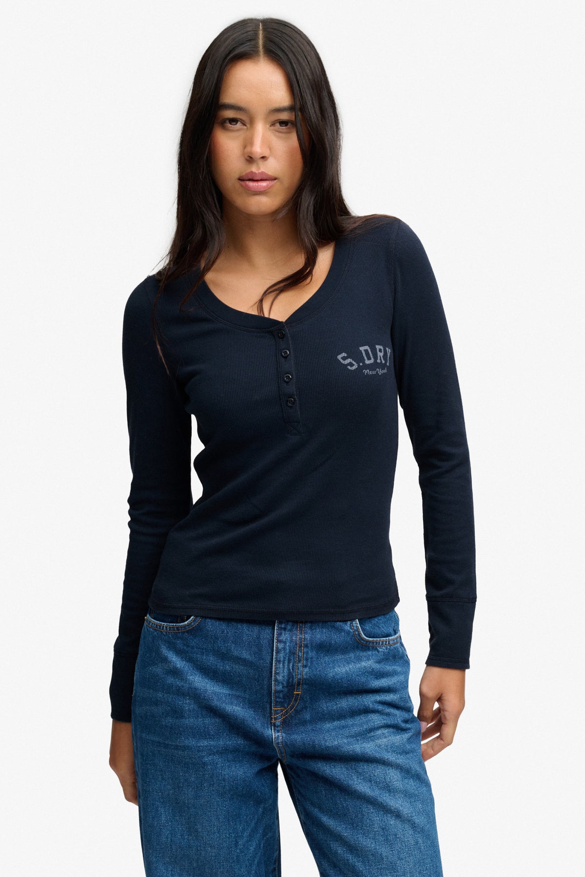 Camicia a coste maniche lunghe