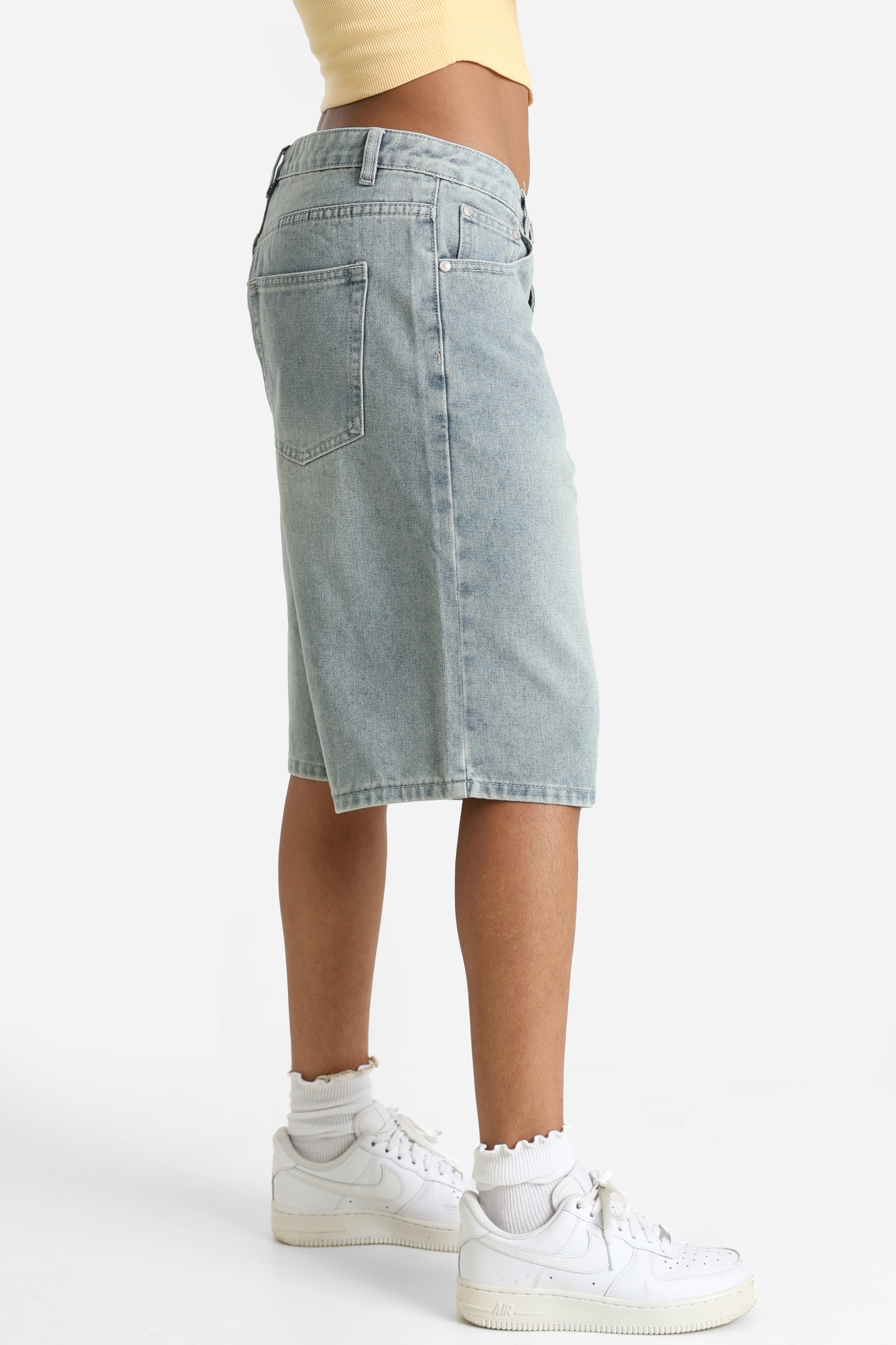 Jeans Bermudashorts - Hellblau Denim