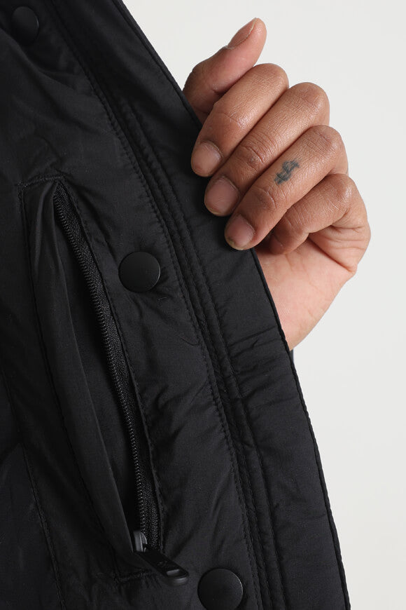 Logo Short Oversized Veste tampon - Noir