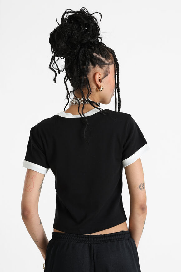 Dalia Crop T-Shirt - Black