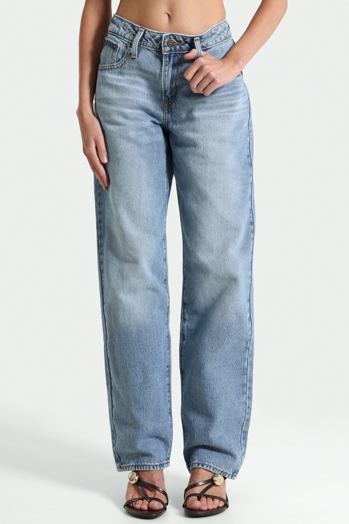 Superlow straight fit jeans L31 - Let love in