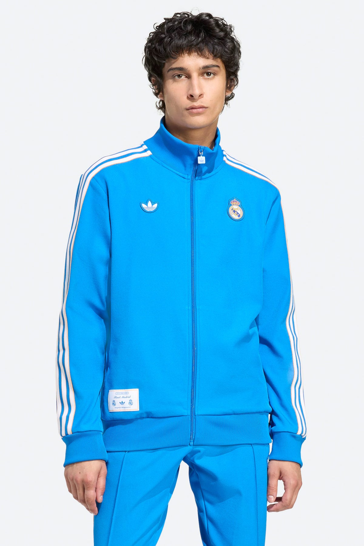 Adidas Originals - Real Madrid tracksuit jacket - Blue Bird + White