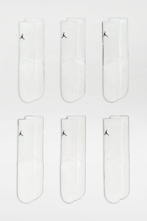 Six-pack of socks - White