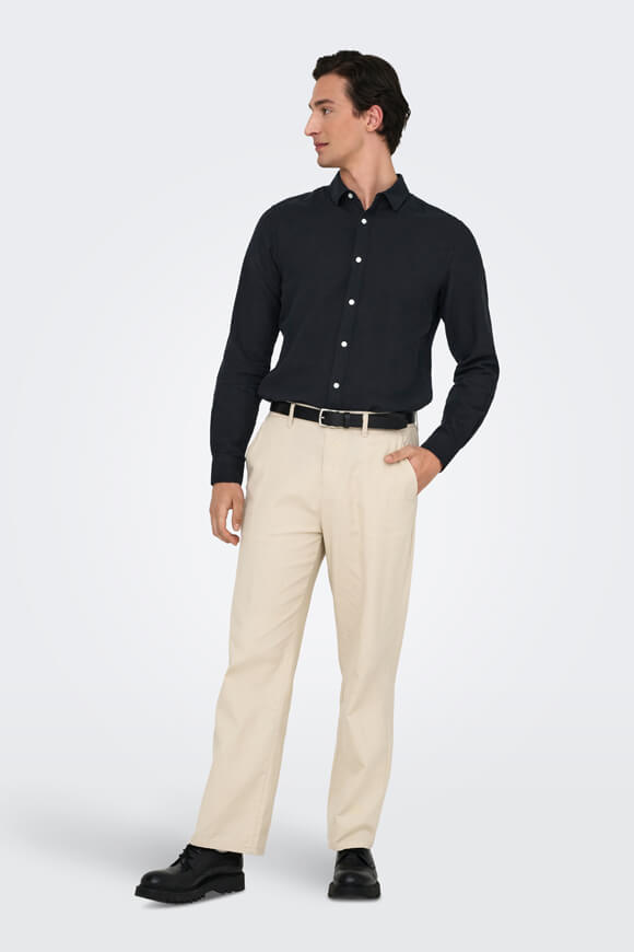 ONSCAIDEN Linen Shirt - Black