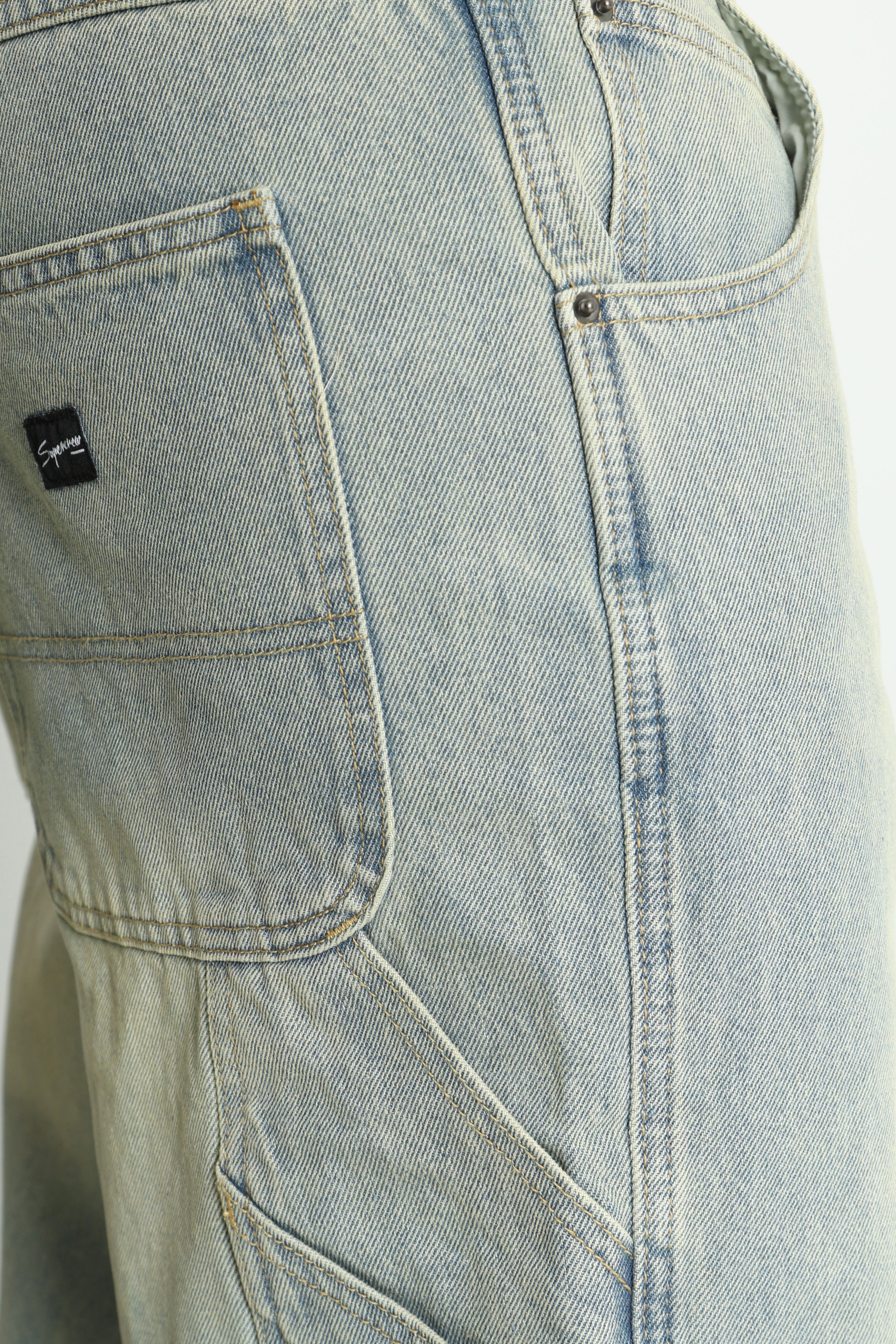 Regular fit jeans - Washed Blue