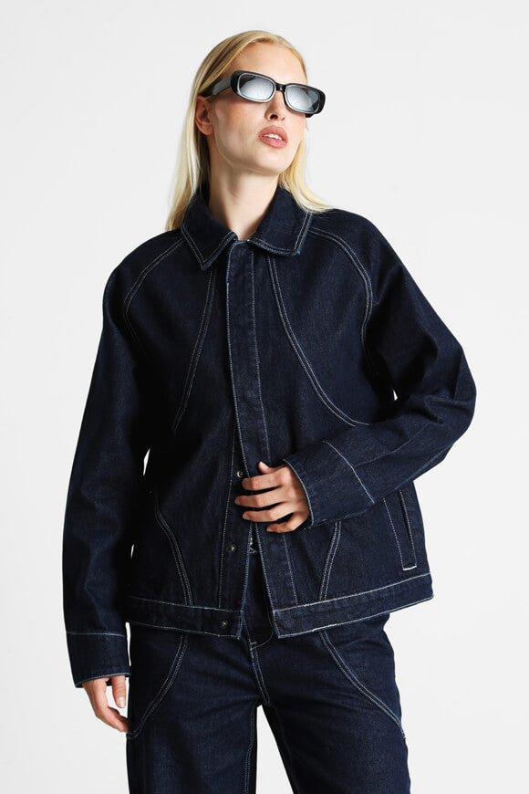 Jeansjacke - Dunkelblau Denim