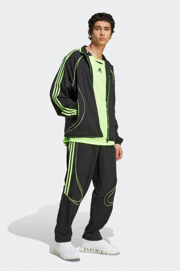Adicolor Teamgeist Trainingsjacke - Black + Signal Green