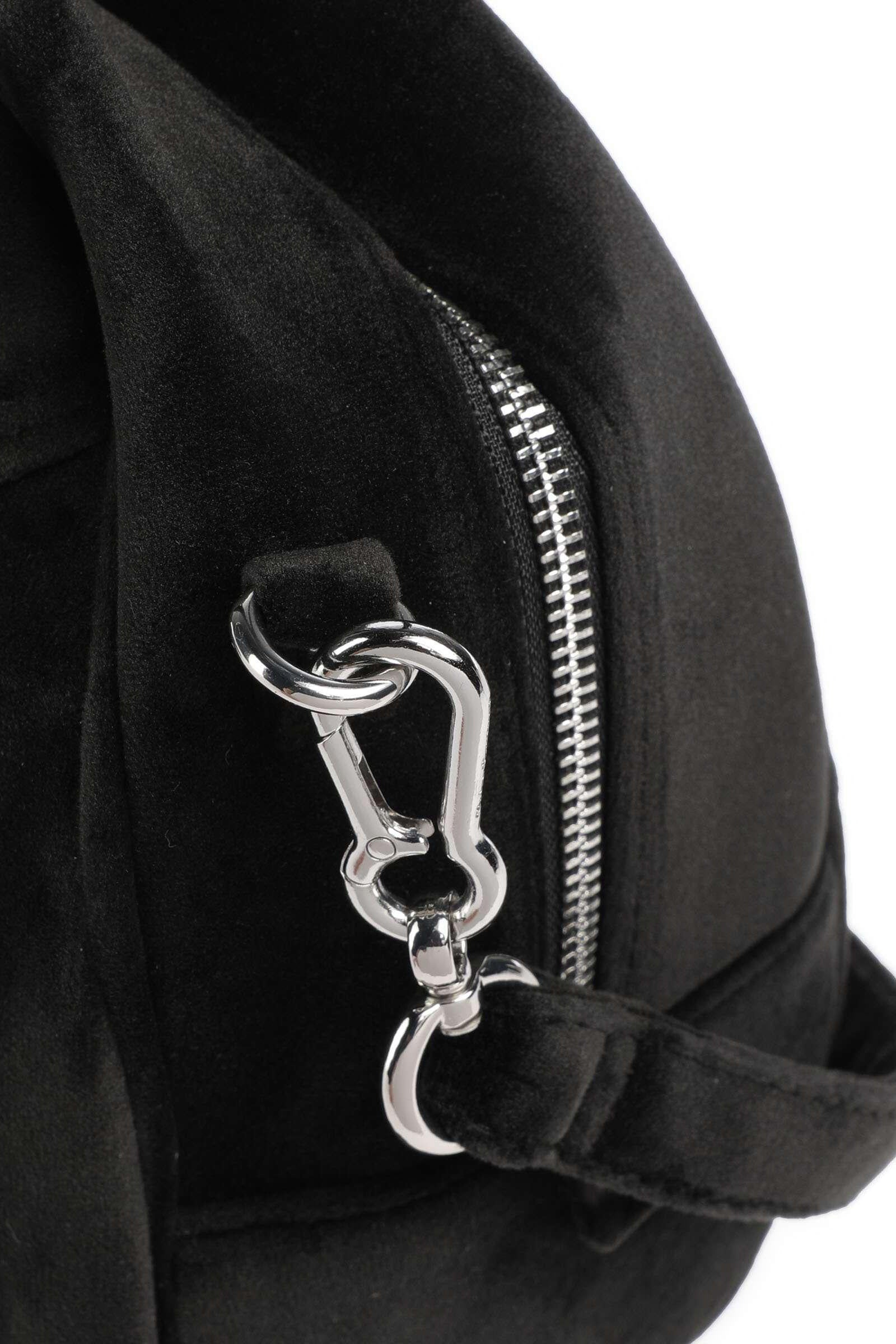 Kimberly sac à main et à bandoulière en velours - Black