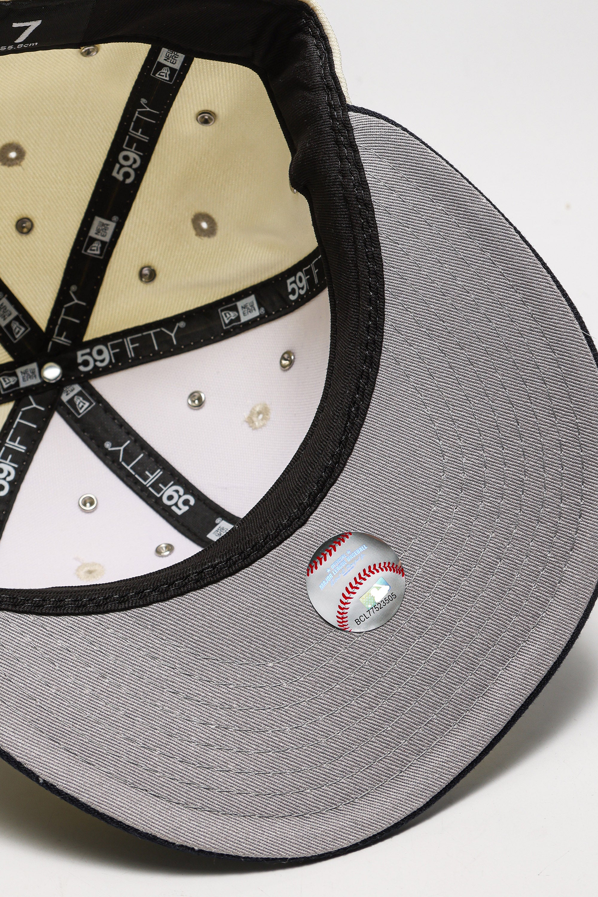 Cappellino 59fifty con perle artificiali - Light Beige + Navy