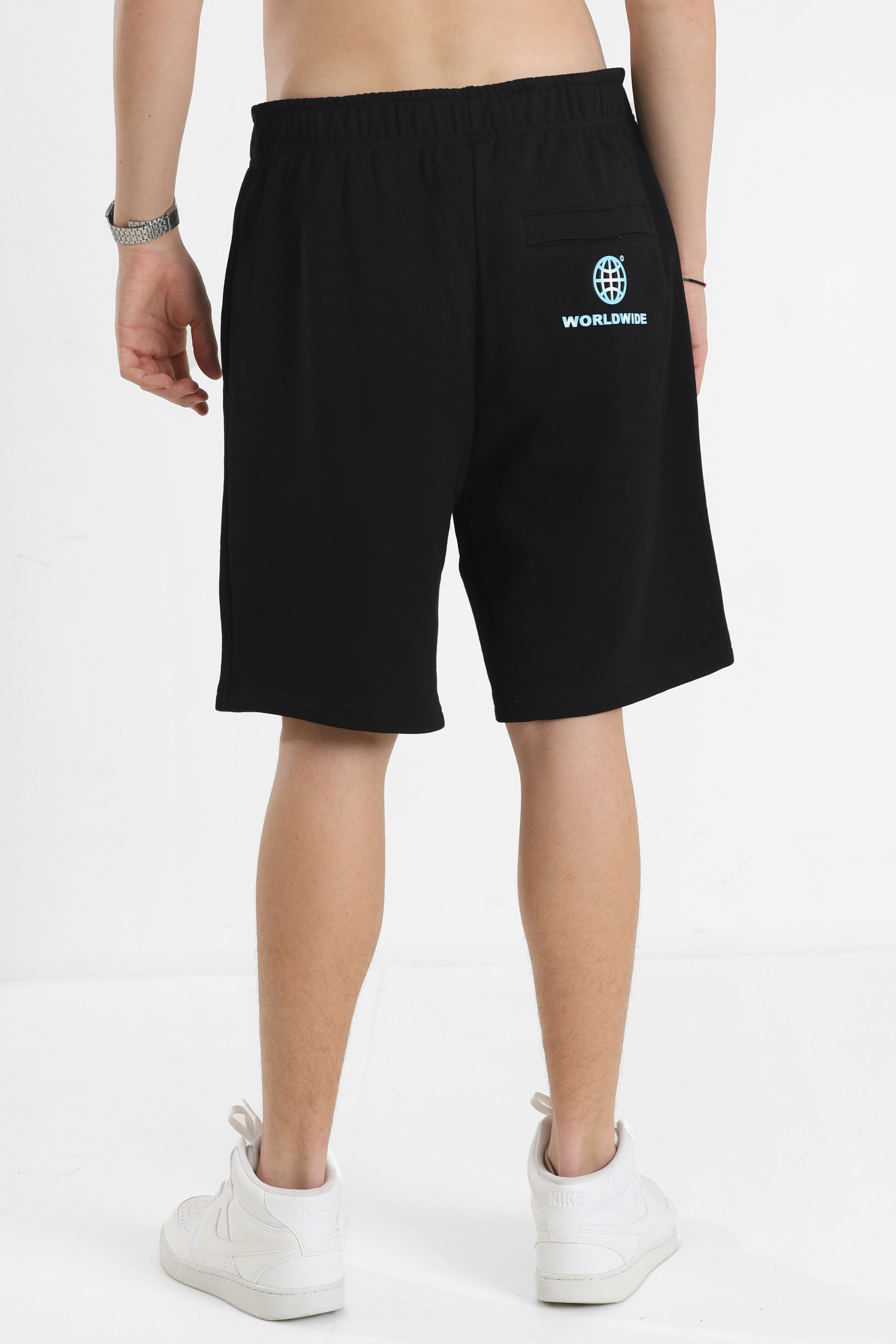 Short en sweat - Noir