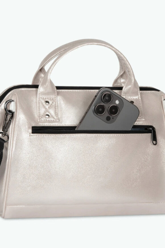 Honolulu borsa a mano/tracolla glitterata - Oro