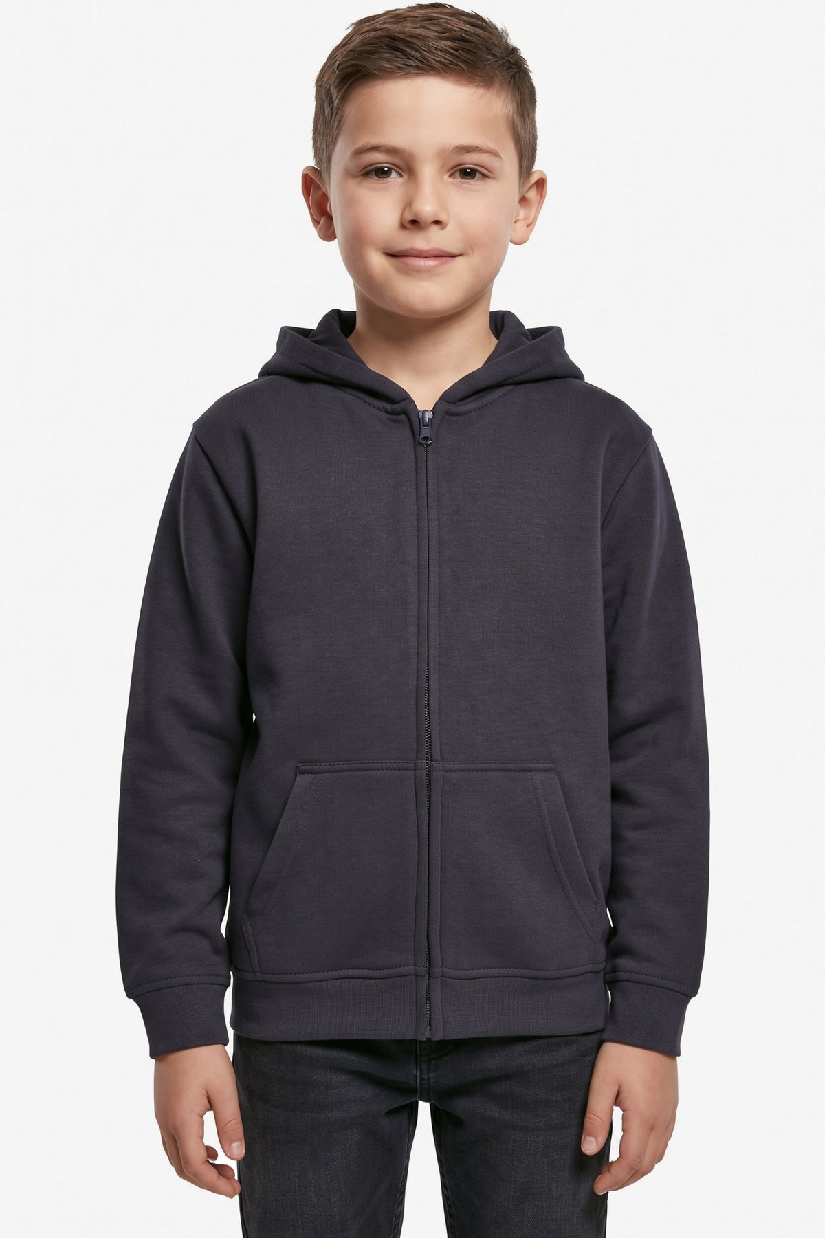 Kapuzensweatjacke - Navy