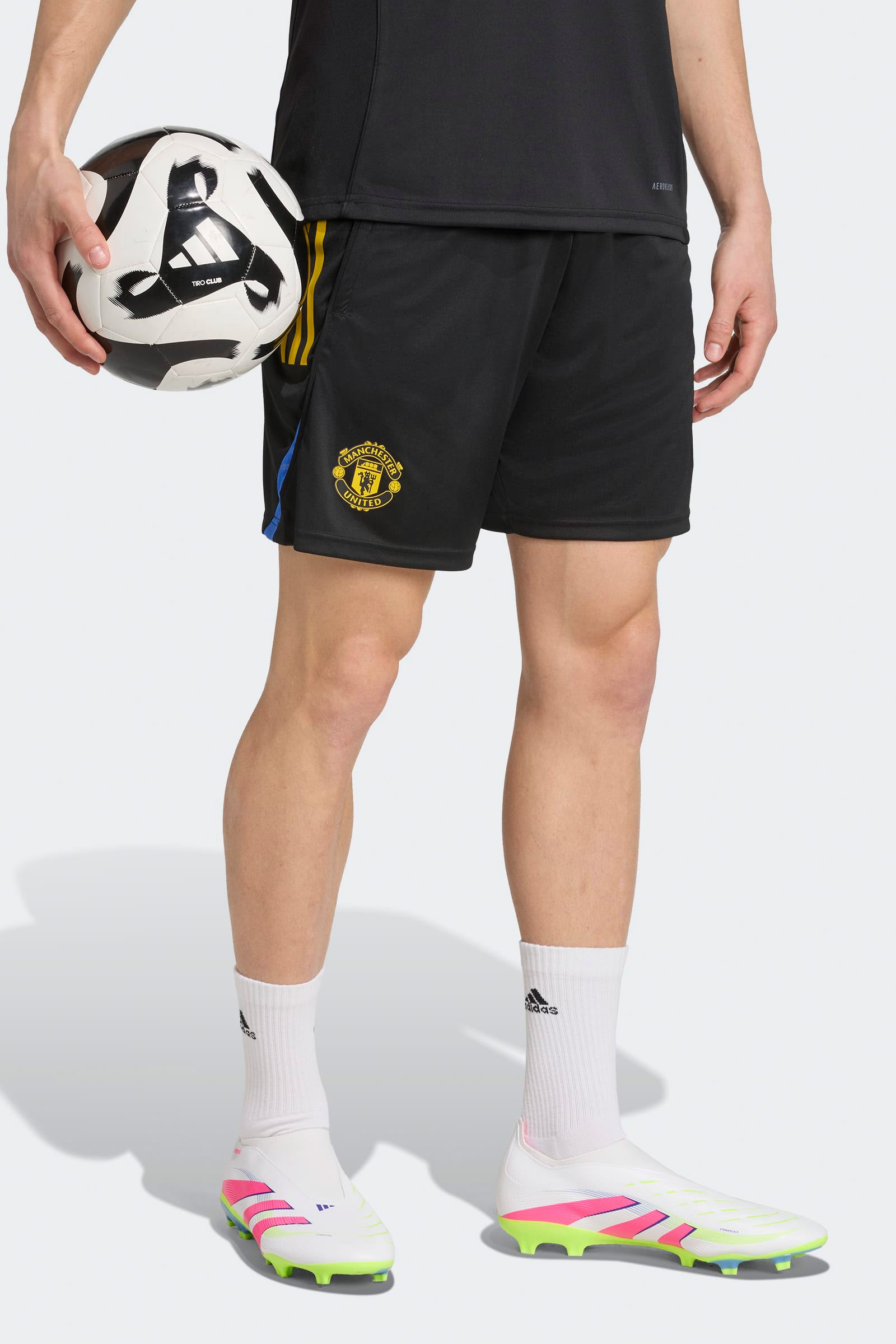 Manchester United short de survêtement - Black + Tribe Yellow