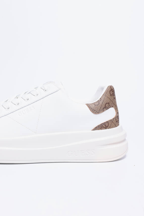 Sneaker con piattaforma Elbina - Bianco + Beige