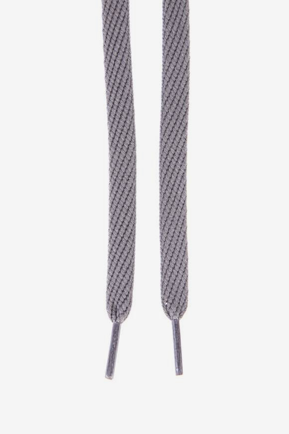 Lacets plats - Gris foncé