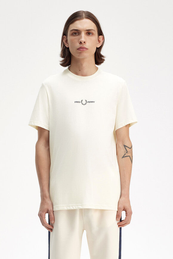 Embroidered T-shirt - Offwhite