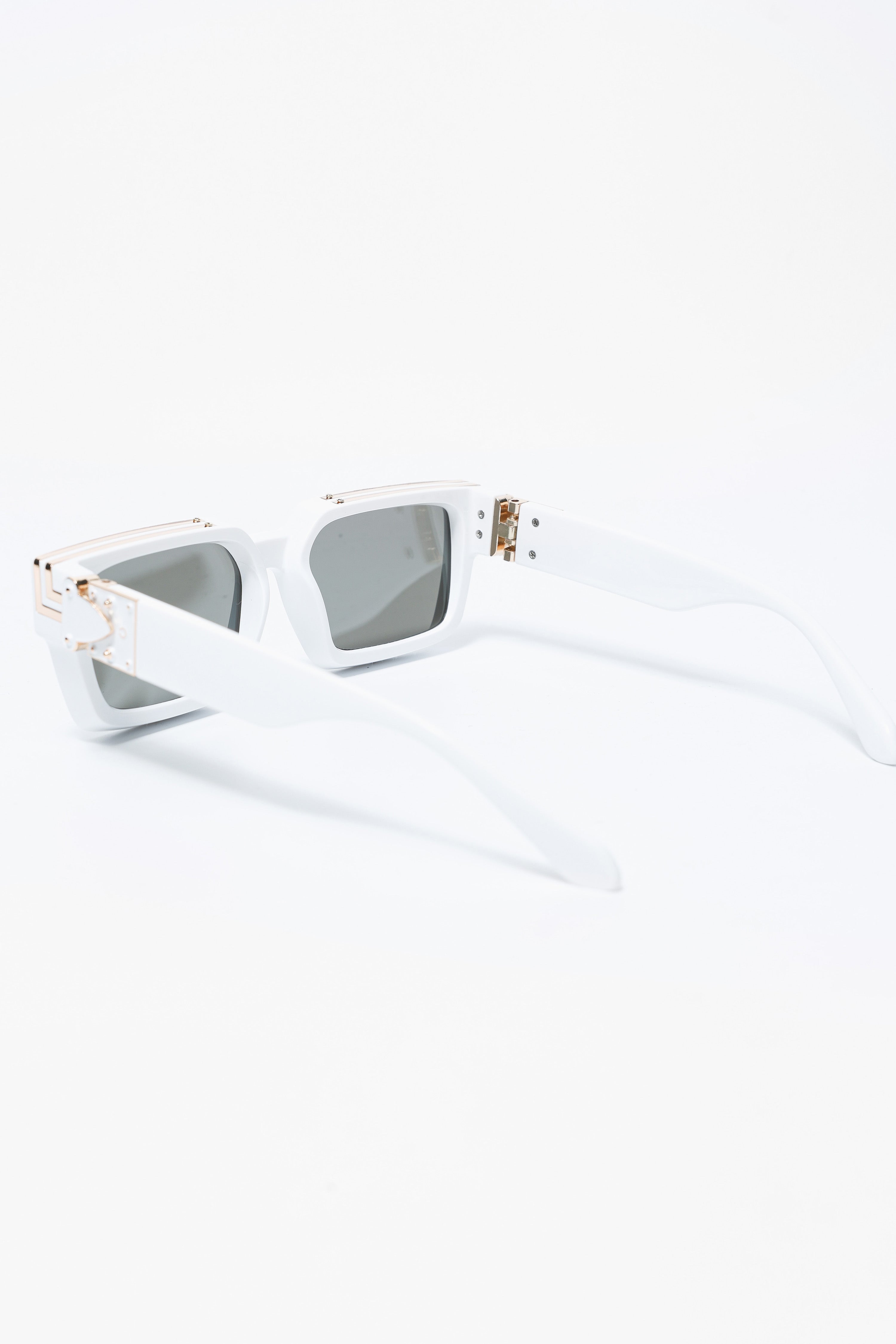Sonnenbrille - White + Gold + Silver