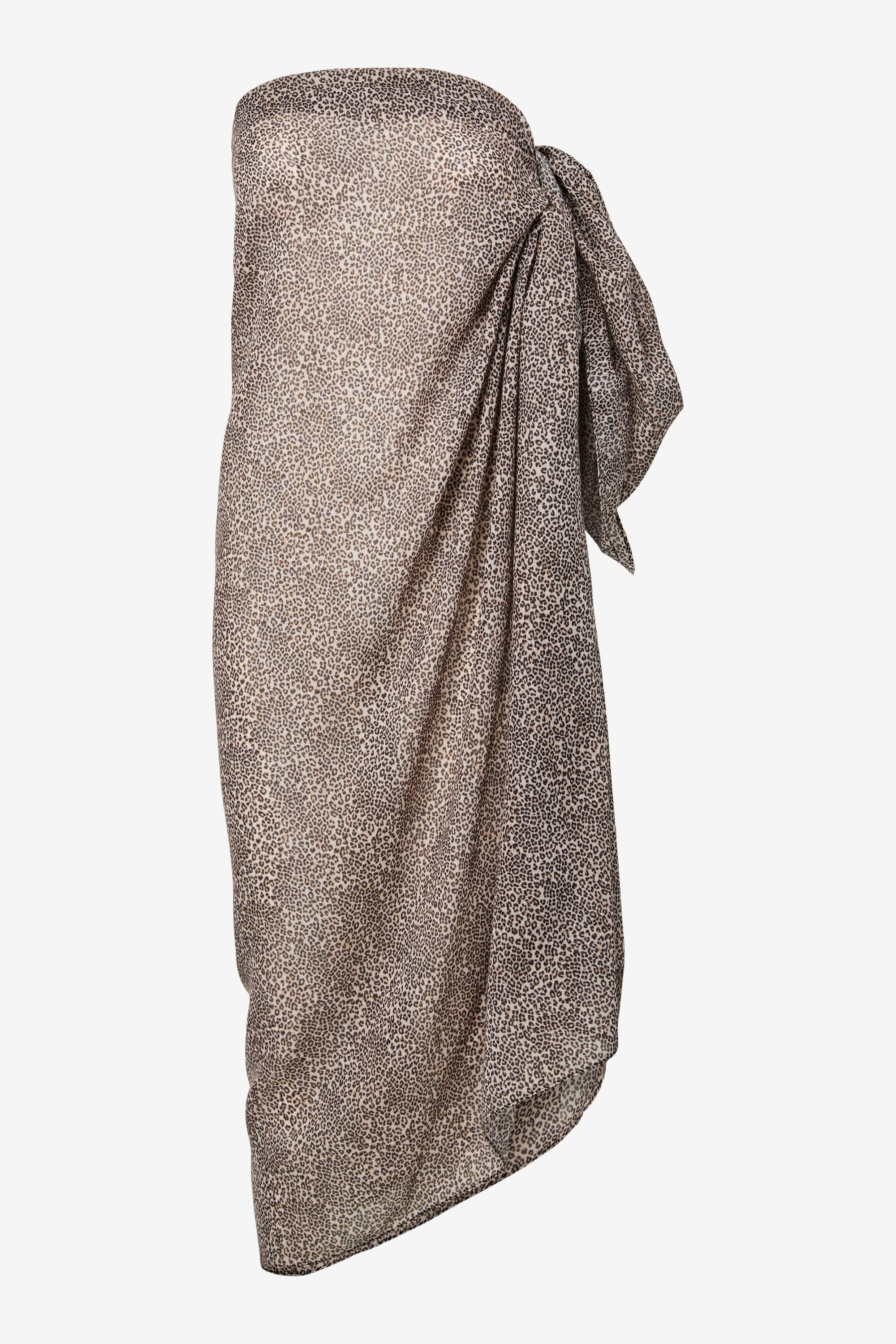 PCBANINNA Tuch / Foulard - Black + Mini Leopard