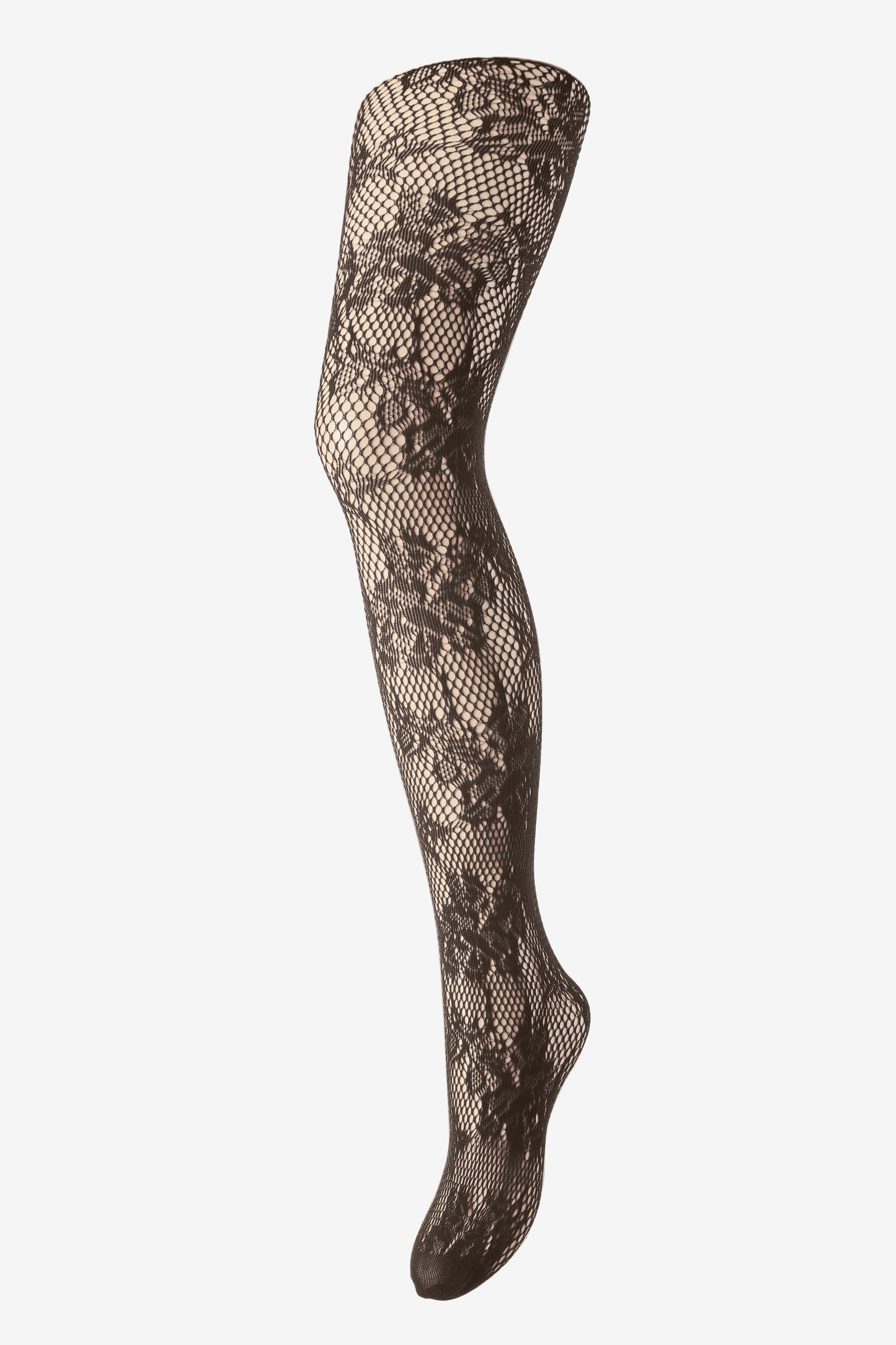 PCRANE JACQUARD Netz Strumpfhose - Hot Fudge