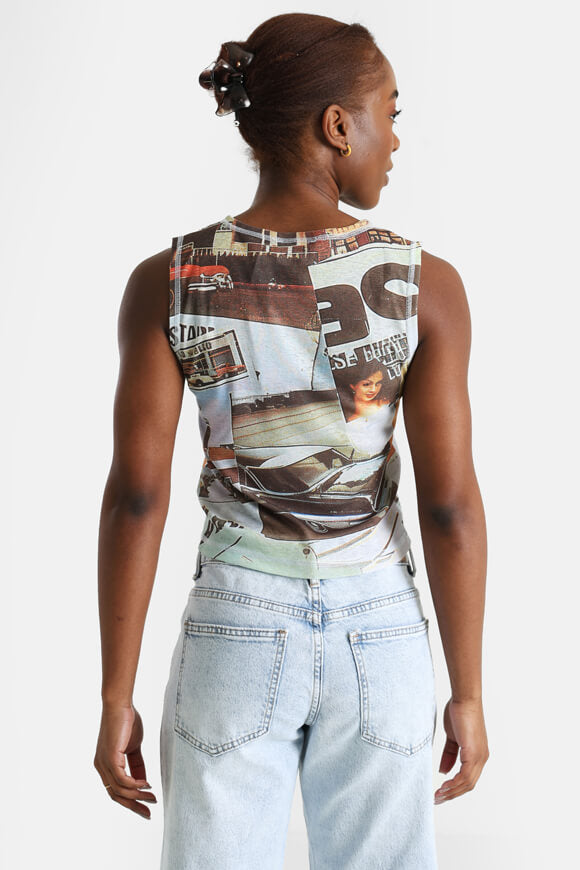 Dale Crop Tanktop - Multicolor