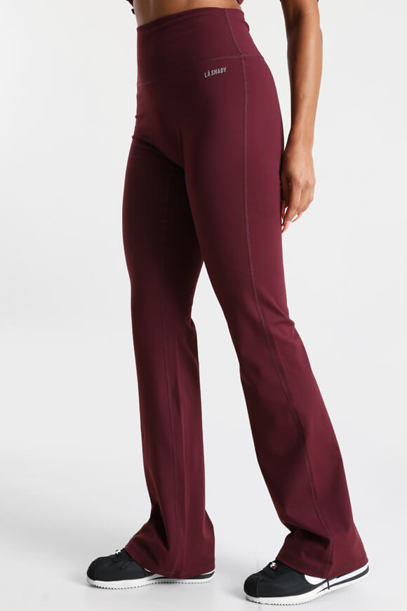 Bootcut leggings - Bordeaux