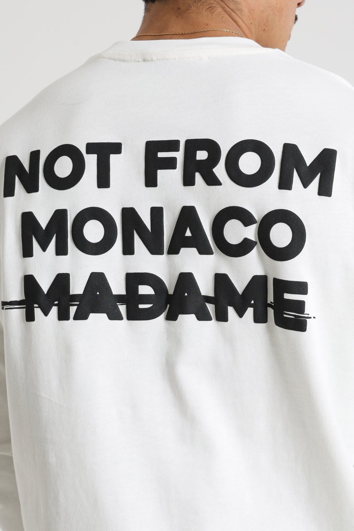 Shirt manches longues - Offwhite + Black