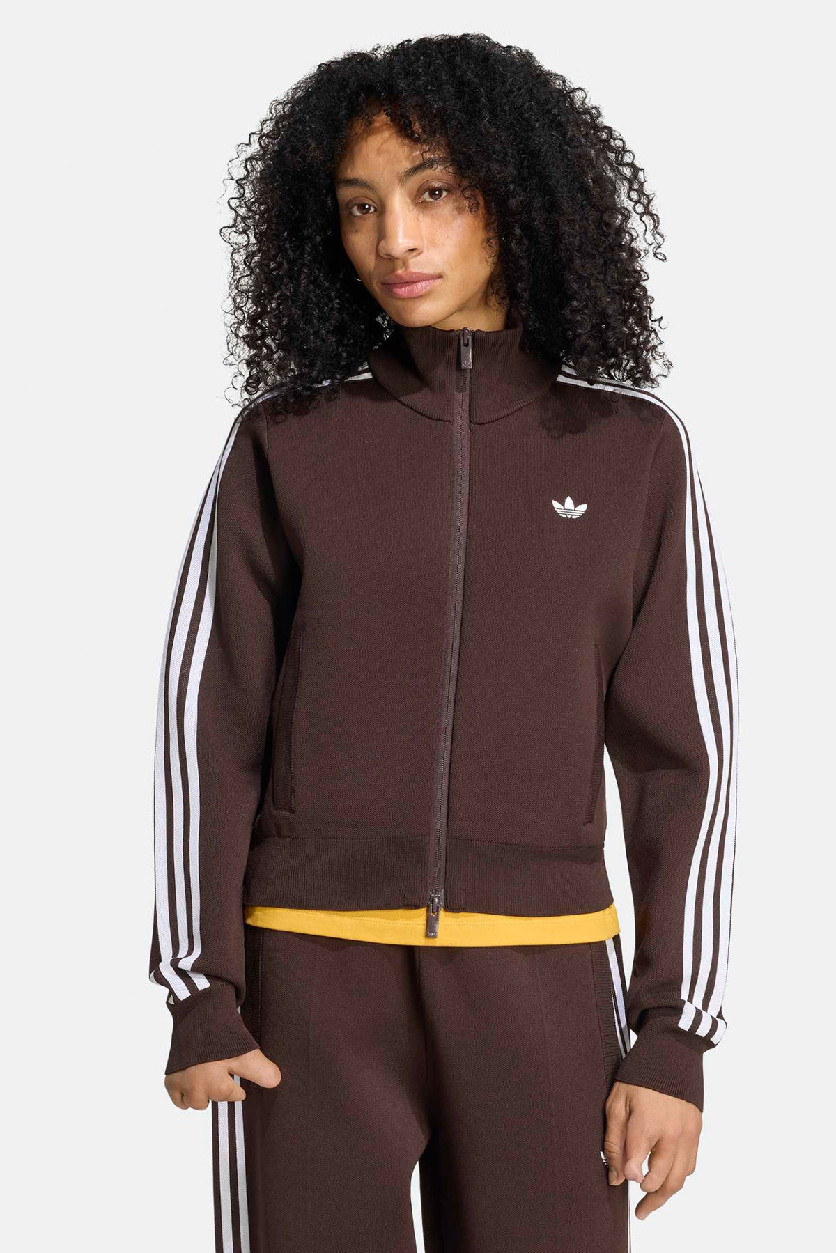 Adilenium knitted tracksuit jacket - Aurora Coffee