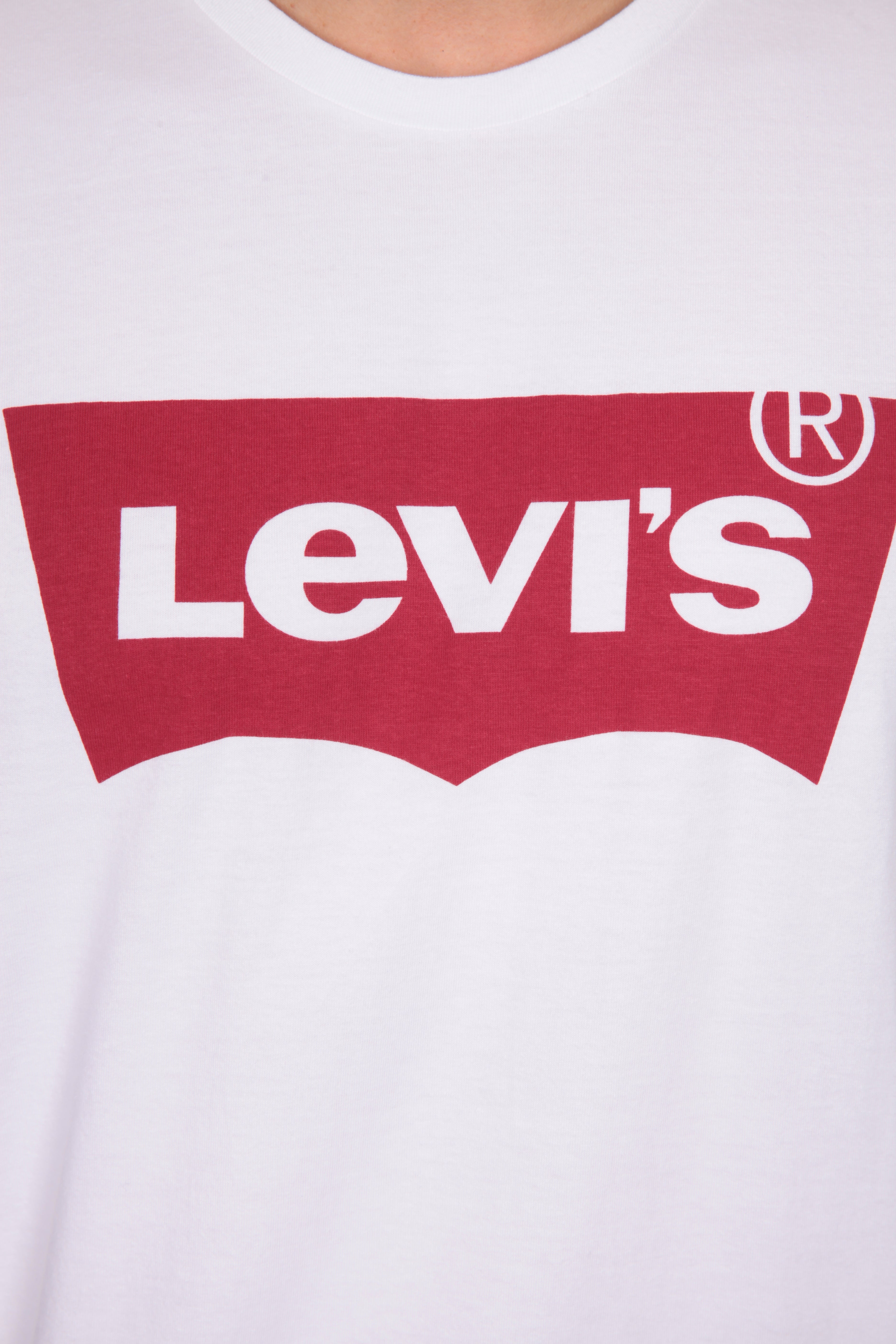 T-Shirt - Weiss + Rot