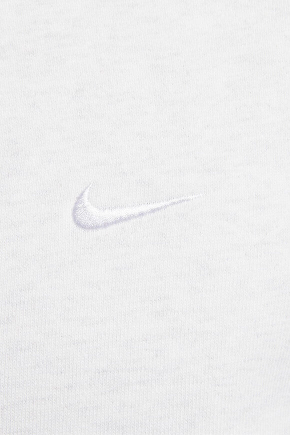 Solo Swoosh zip-up hoodie sweatshirt - Birch Heather