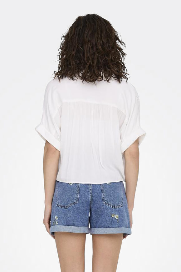 Paula seersucker blouse - White